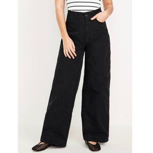 Old Navy Extra High-Waisted Mariner Wide-Leg Pants Size 14 Tall - Washed but New